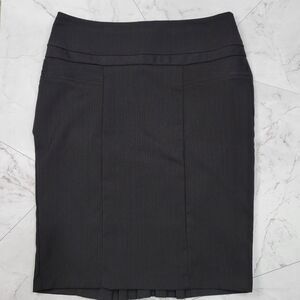 Heart Soul black pencil skirt kick pleats size 1 juniors NWOT